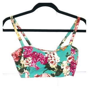 Brandy Melville Floral Bralette